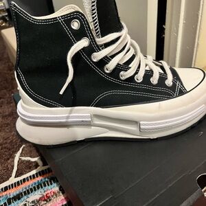 Converse Black and White High-Tops
